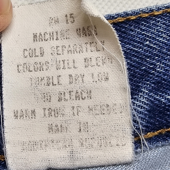 NO! Jeans Absolutely Blue vintage 80s high waist patchwork mom jeans - Picture 12 of 12